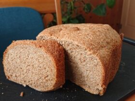 自家製小麦ユメチカラ全粒粉のパン