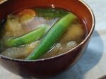 夏野菜などの味噌汁
